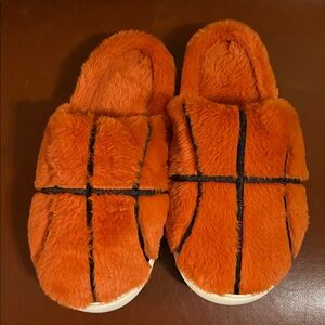 T.J.Maxx Orange Basketball Slippers